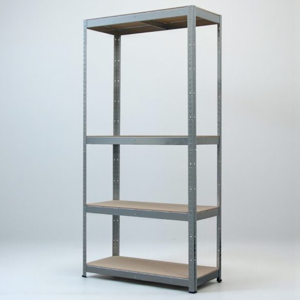 Strend Pro 4 polcos fém/MDF műhelypolc, 70 x 30 x 150 cm, teherbírás: 150 kg/polc