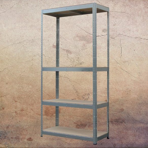Strend Pro 4 polcos fém/MDF műhelypolc, 70 x 30 x 150 cm, teherbírás: 150 kg/polc