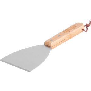 Strend Pro Grill forgató kaparóval, bambusz fogantyúval - 26x10x1,8 cm