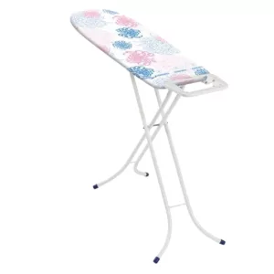 Leifheit 72576 Classic S Basic vasalódeszka, fehér, 110 × 30 cm vasalófelülettel, 76–87 cm között állítható magassággal, stabil vasalótartó felülettel és biztonsági zárral, kompakt, összecsukható kialakítással