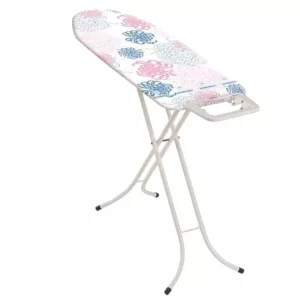 Leifheit 72577 Classic M Basic vasalódeszka, fehér, 120 × 30 cm vasalófelülettel, 76–87 cm között állítható magassággal, stabil vasalótartó felülettel és biztonsági zárral, kompakt, összecsukható kialakítással