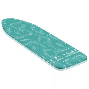 Vasalódeszka huzat, Leifheit 71606 ThermoReflect, türkiz, S/M, 125 x 40 cm-ig, titánbevonatú, hő- és gőzvisszaverő, 4 mm habszivacs párnázás