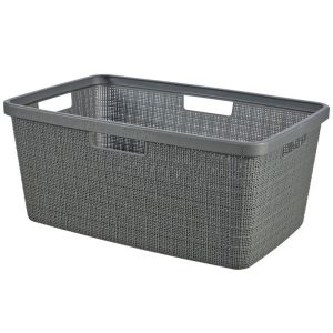 Curver® JUTE ruháskosár - szürke, 46 literes