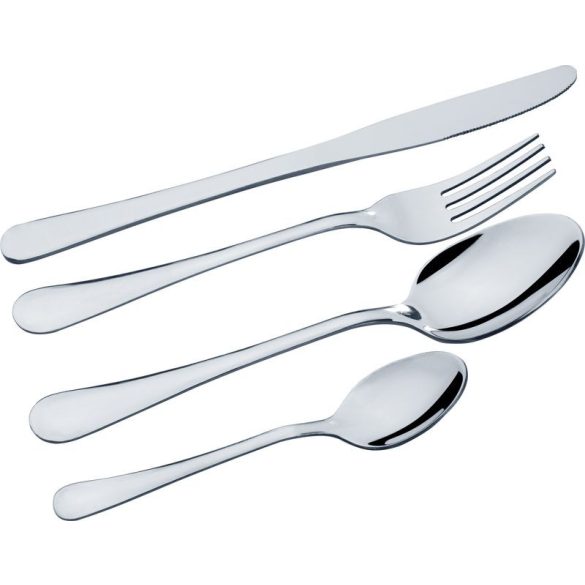 Evőeszközkészlet, MagicHome, asztali, 24 db, rozsdamentes acél, mosogatógépben mosható, 6 kés, 6 villa, 6 evőkanál, 6 teáskanál