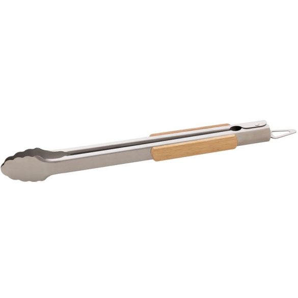 Strend Pro Grill rozsdamentes fogó fa nyéllel - 4,3x38-42 cm