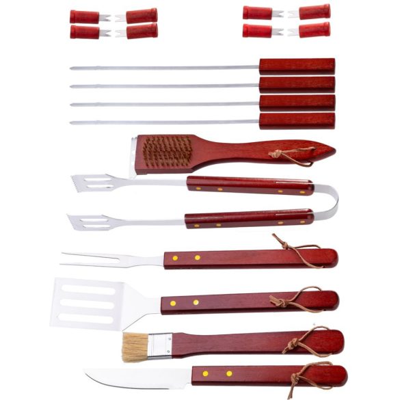 Strend Pro Grill 19db-os készlet grillezéshez és sütéshez, bőröndben