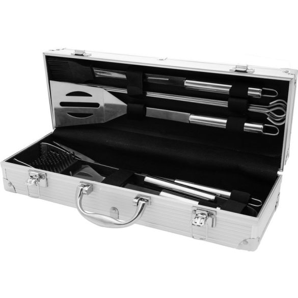 Strend Pro Grill 12db-os készlet grillezéshez és sütéshez, bőröndben