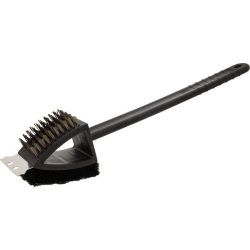   Strend Pro Grill 3 az 1-ben kefe kaparóval és drótkefével - 8x6x37 cm