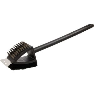 Strend Pro Grill 3 az 1-ben kefe kaparóval és drótkefével - 8x6x37 cm