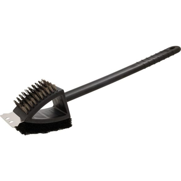 Strend Pro Grill 3 az 1-ben kefe kaparóval és drótkefével - 8x6x37 cm