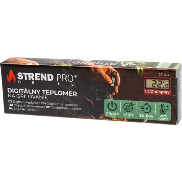 Strend Pro Grill összecsukható digitális hőmérő