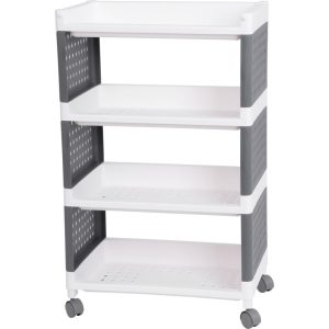 MagicHome Rolly 4 polcos műanyag tároló - 49x29x75,5cm