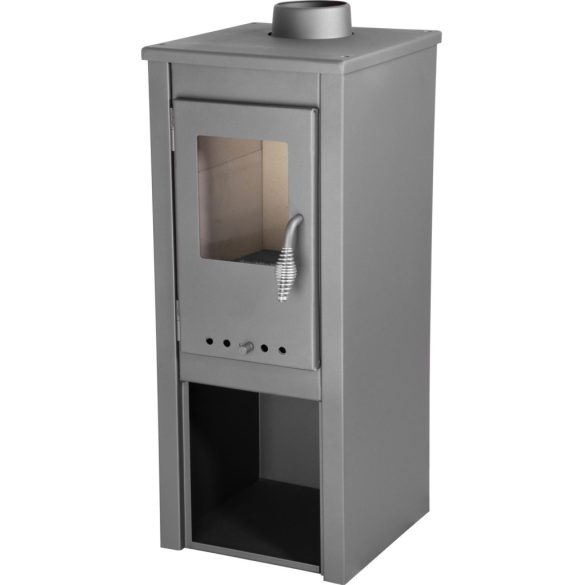 Strend Pro Thalia Uno Glass Lite kályha, szürke, 3,9 kW