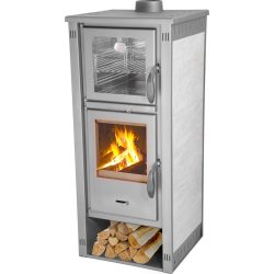   Strend Pro Thalia Pella SG Ceramic kályha sütővel, fehér, 5,4 kW