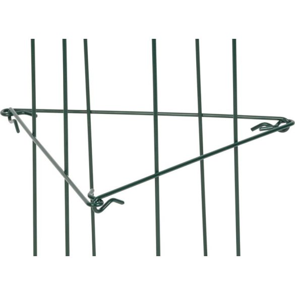 Növénytámasz, Strend Pro Garden, sötétzöld, 26 x 61 cm, rácsos, porszórt acél, virágokhoz és kúszónövényekhez, beltéri és kültéri használatra