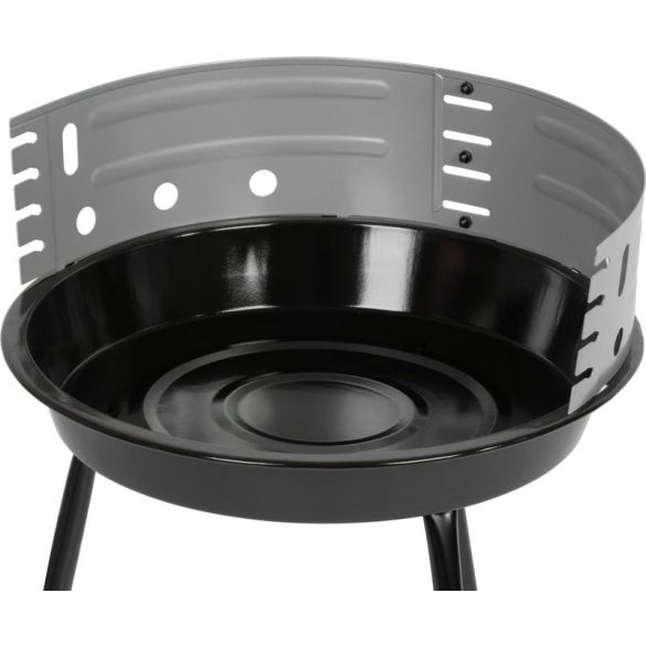Strend Pro Fabio faszenes grill - fekete - 38x38x55cm