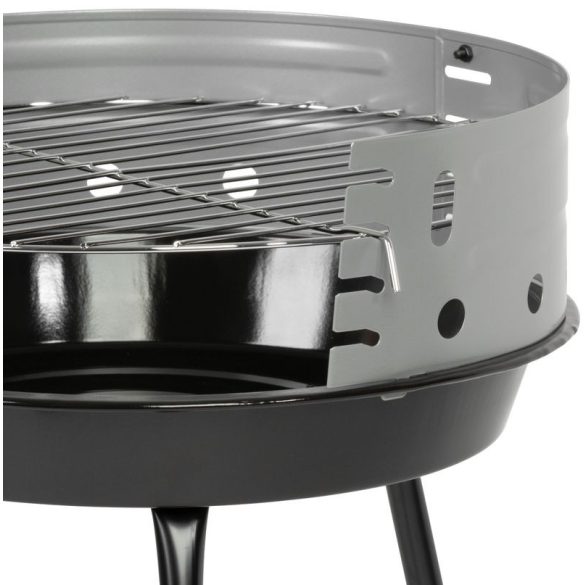 Strend Pro Fabio faszenes grill - fekete - 38x38x55cm
