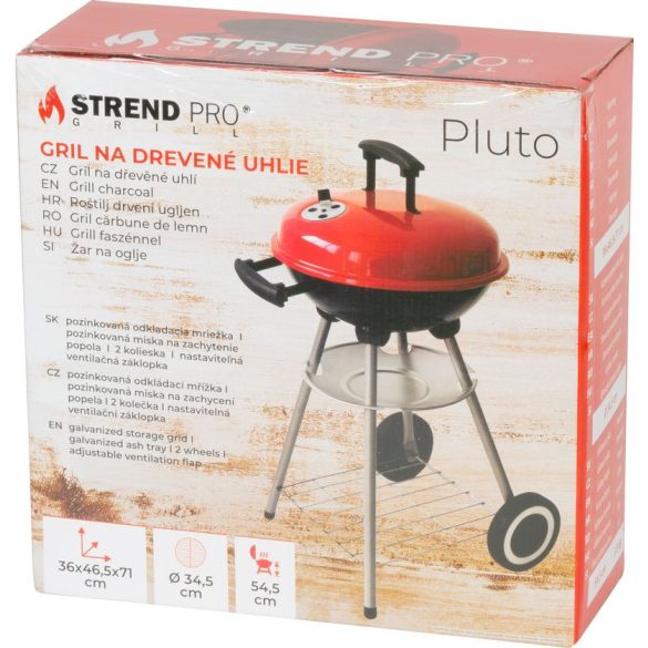 Strend Pro Pluto faszenes grill - 36x46,5x71cm