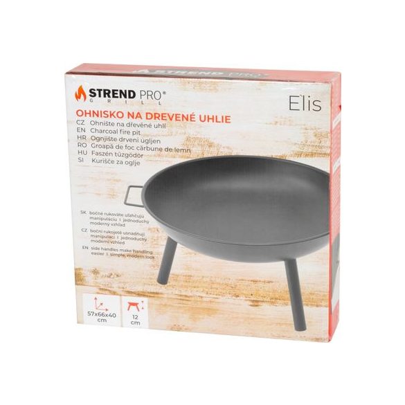 Strend Pro Elis tűzrakóhely - 57x66x40 cm