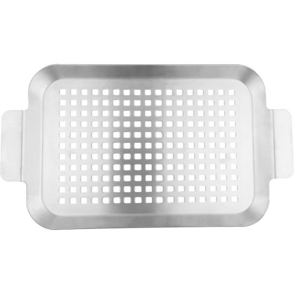 Strend Pro Grill rozsdamentes grilltálca - 34x18,5x2cm