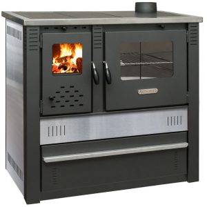 Strend Pro PANONIA sparhelt - inox, jobb oldali füstcső kimenet