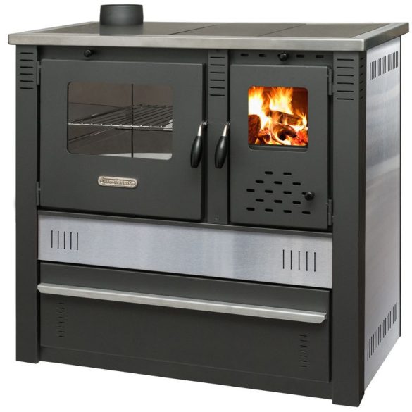 Strend Pro PANONIA sparhelt - inox, bal oldali füstcső kimenet