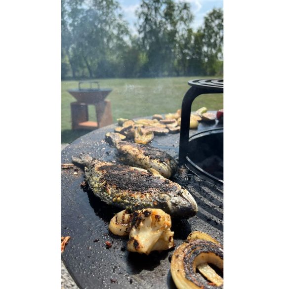 Strend Pro Fiesta tűzrakó - rusztikus kivitel - 100cm