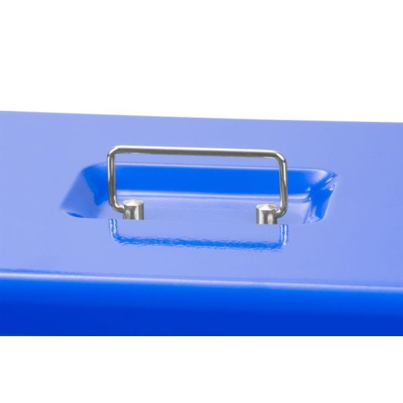 Pénzkazetta, Strend Pro CashBox, 30 × 24 × 9 cm, pénzre és érmékre, kompakt, praktikus, biztonságos tárolás