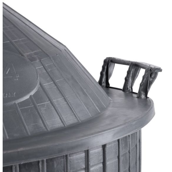 Demizson, Strend Pro Garden Cada Inco, 54 l, szürke, üveg, 75 mm nyakátmérő, műanyag védőburkolat, két fogantyú, borhoz és pálinkához