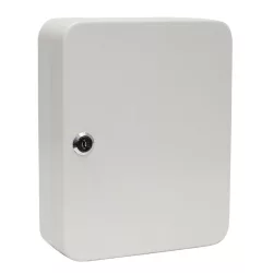   Kulcstartó doboz, Strend Pro KeyBox 314, krémszínű, 30 x 24 x 7,5 cm, 93 kampó, UV-álló festéssel bevont kivitel, falra rögzíthető