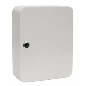 Kulcstartó doboz, Strend Pro KeyBox 314, krémszínű, 30 x 24 x 7,5 cm, 93 kampó, UV-álló festéssel bevont kivitel, falra rögzíthető