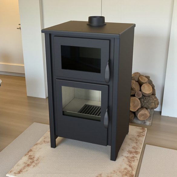 Strend Pro Thalia Luna C kályha, fekete, 9,7 kW