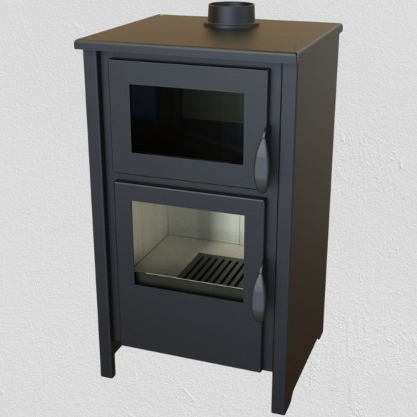 Strend Pro Thalia Luna C kályha, fekete, 9,7 kW