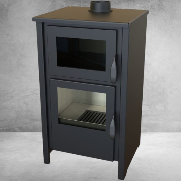 Strend Pro Thalia Luna C kályha, fekete, 9,7 kW