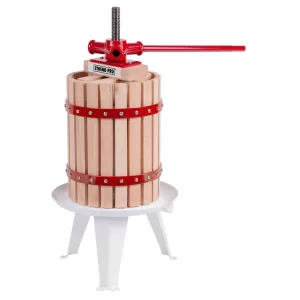Gyümölcsprés, Strend Pro Garden Harvester FP30, 30 l, 102 x 37 cm, fa, csavarnyomásos, lépréseléshez
