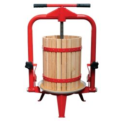   Gyümölcsprés, Strend Pro Garden Harvester CFP12, 12 l, 54 x 37,5 x 69/101 cm, keretes, fa, csavarnyomásos, lépréseléshez