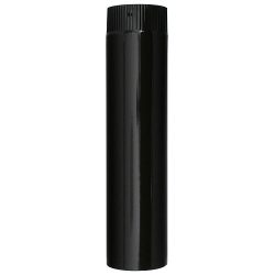   Zománcozott füstcső, barna, 50 cm / 120 mm, tartós és megbízható, fűtéshez és szellőzéshez, hatékony hő- és légvezetéshez