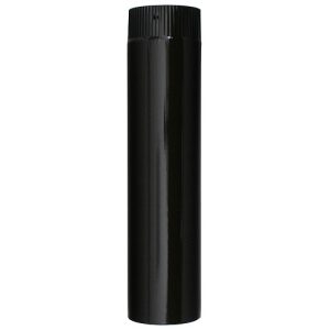 Zománcozott füstcső, barna, 50 cm / 120 mm, tartós és megbízható, fűtéshez és szellőzéshez, hatékony hő- és légvezetéshez