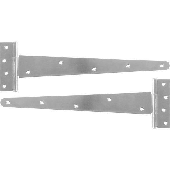 Ajtózsanér, Strend Pro T-Link, ezüst, 350 mm, cink, 2db, korrózióálló, kültéri használatra, ajtókhoz és kapukhoz