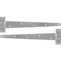   Ajtózsanér, Strend Pro T-Link, ezüst, 400 mm, cink, 2db, korrózióálló, kültéri használatra, ajtókhoz és kapukhoz