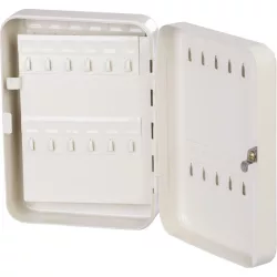   Kulcstartó doboz, Strend Pro KeyBox 214, krémszínű, 25 x 18 x 7,4 cm, 48 kampó, UV-álló festéssel bevont kivitel, falra rögzíthető