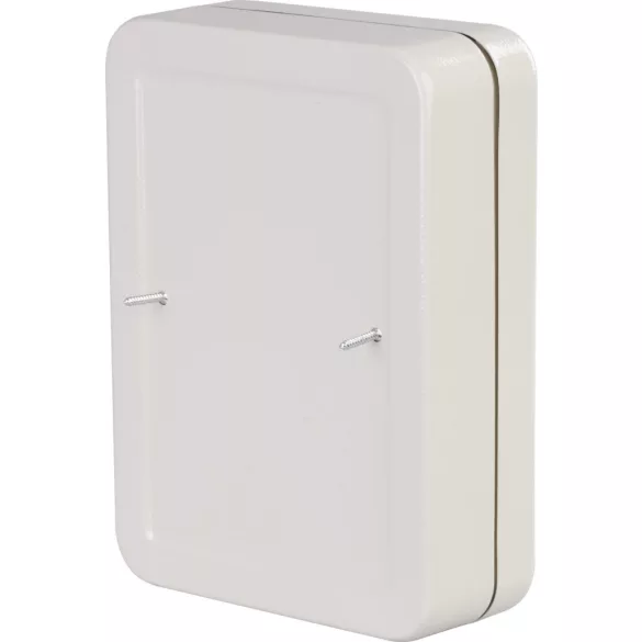 Kulcstartó doboz, Strend Pro KeyBox 214, krémszínű, 25 x 18 x 7,4 cm, 48 kampó, UV-álló festéssel bevont kivitel, falra rögzíthető