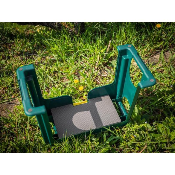 Strend Pro TC1611 kerti szék térdeplővel - zöld