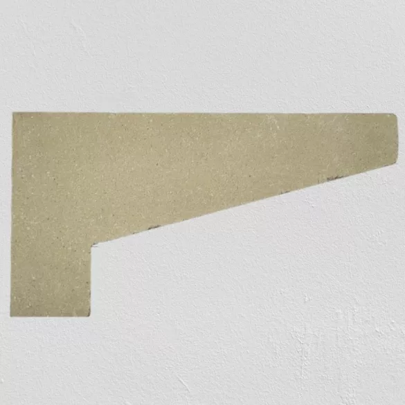 Samott tégla - 19 x 36 x 4,5 x 6,5 x 8 x 2 cm