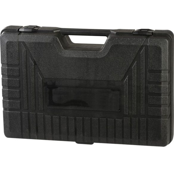 Kézi menetvágó készlet, Strend Pro PP3304.T062, sárga/fekete, 7 db (3/8", 1/2", 3/4", 1", 5/4", 6/4", 2") menetvágó fej, racsnis tokmány, 2 hosszabbítókar