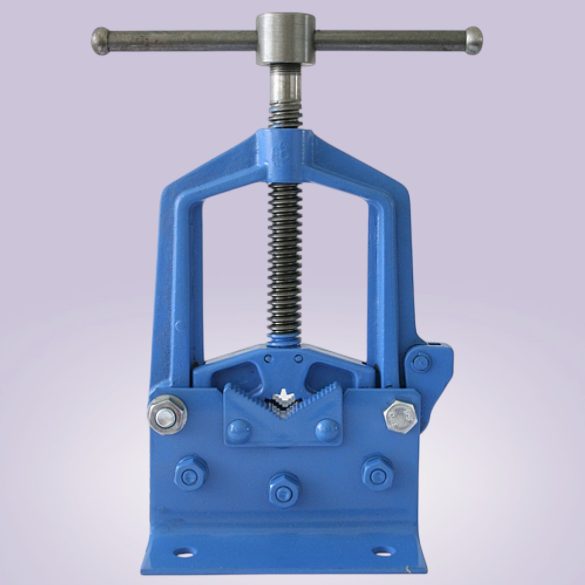 Asztali csőszerelő satu, York Pioneer 03A Standard, kék, 6-76 mm, acél pofákkal, csövekhez