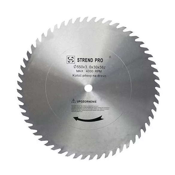 Körfűrészlap, Strend Pro SuperSaw CW, 450 x 3,0 x 30 mm, 56 db éles fog, durva és keményfa vágásához
