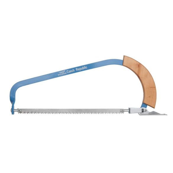 Keretes kerti fűrész, Pilana 5263, kék, 30 cm pengehossz, acél penge, acél keret, állítható vágási szög, cserélhető fűrészlap, fa fogantyú
