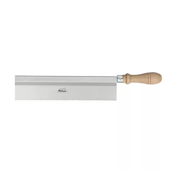 Kézifűrész, Pilana 22 5280, 250 mm, csapozófűrész, egyenes vágáshoz, megerősített hát, finom fogazat, fához, asztalos, acél penge, fa markolat