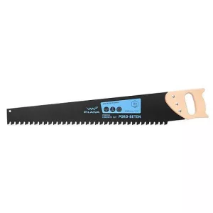 Kézifűrész, Pilana 22 5289, fekete, 630 mm, 34 keményfém fog, acél penge, zárt fa markolat, pórusbetonhoz és szigetelőlapokhoz
